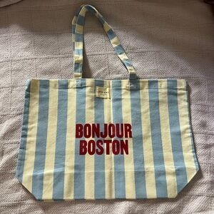 Sezane Bonjour Boston Tote Bag- New Without Tags